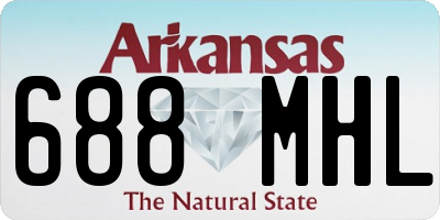 AR license plate 688MHL