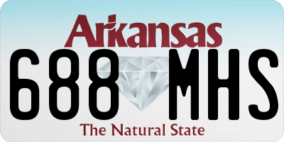 AR license plate 688MHS