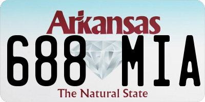 AR license plate 688MIA