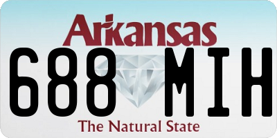 AR license plate 688MIH