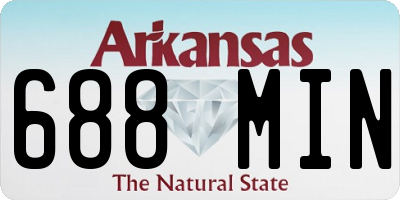 AR license plate 688MIN