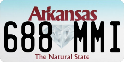 AR license plate 688MMI