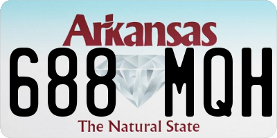 AR license plate 688MQH