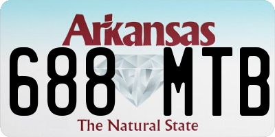 AR license plate 688MTB