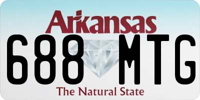 AR license plate 688MTG