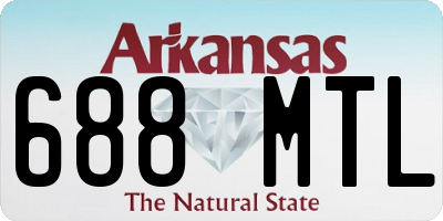 AR license plate 688MTL