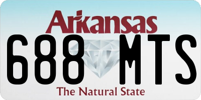 AR license plate 688MTS
