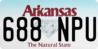 AR license plate 688NPU
