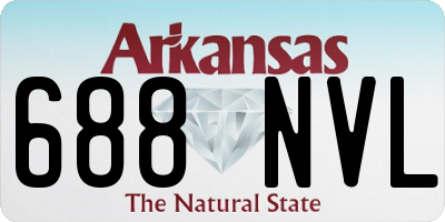 AR license plate 688NVL