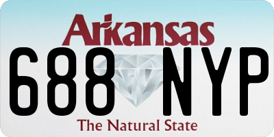 AR license plate 688NYP