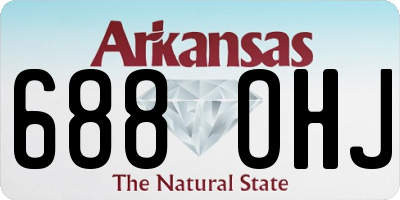 AR license plate 688OHJ