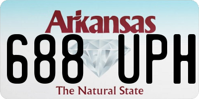 AR license plate 688UPH