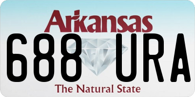 AR license plate 688URA