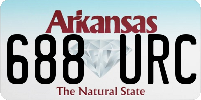 AR license plate 688URC