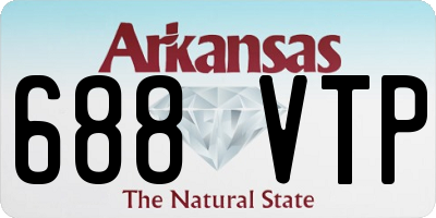 AR license plate 688VTP