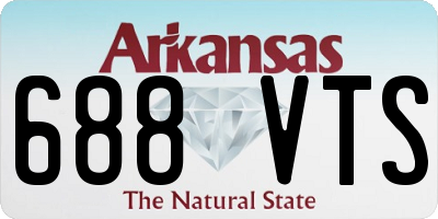 AR license plate 688VTS
