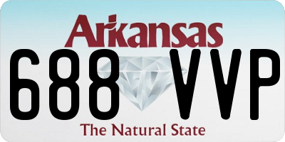 AR license plate 688VVP