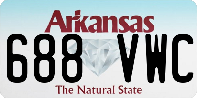 AR license plate 688VWC