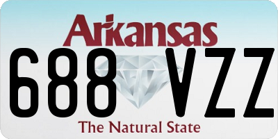 AR license plate 688VZZ
