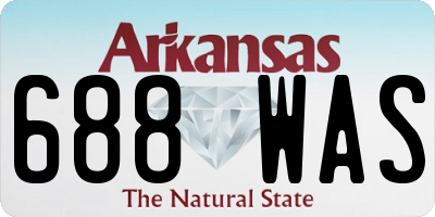 AR license plate 688WAS