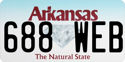AR license plate 688WEB