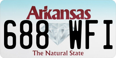 AR license plate 688WFI