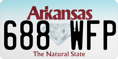 AR license plate 688WFP