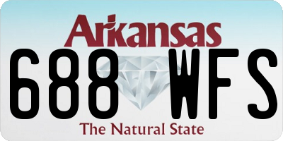 AR license plate 688WFS