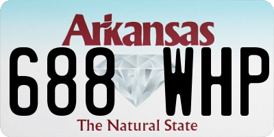 AR license plate 688WHP