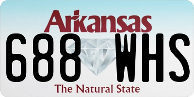 AR license plate 688WHS