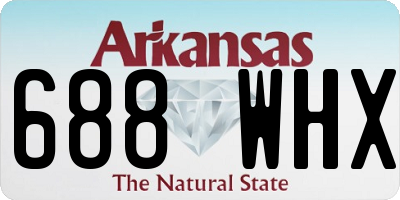 AR license plate 688WHX