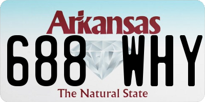 AR license plate 688WHY