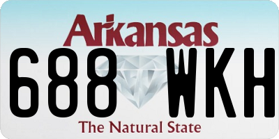 AR license plate 688WKH