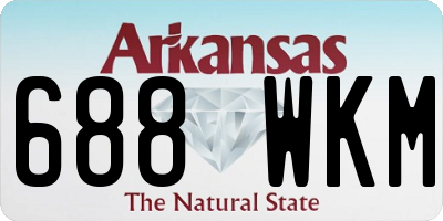 AR license plate 688WKM