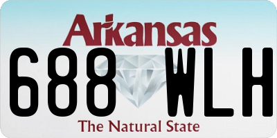 AR license plate 688WLH