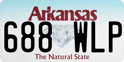 AR license plate 688WLP
