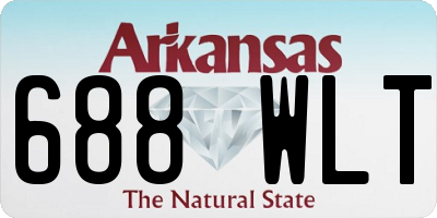 AR license plate 688WLT