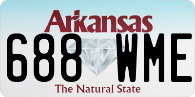 AR license plate 688WME