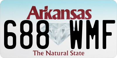 AR license plate 688WMF
