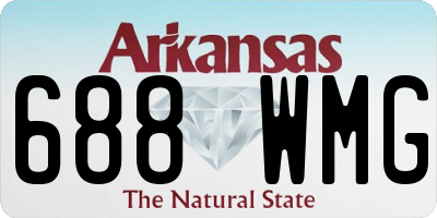 AR license plate 688WMG