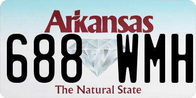 AR license plate 688WMH