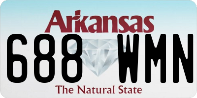 AR license plate 688WMN