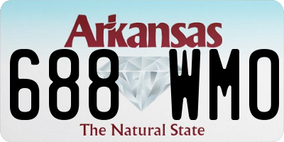 AR license plate 688WMO