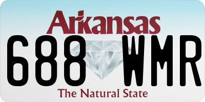 AR license plate 688WMR