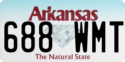 AR license plate 688WMT