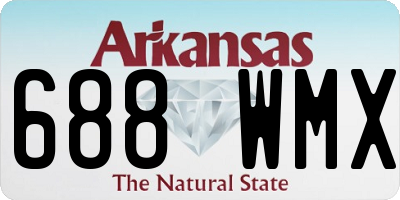 AR license plate 688WMX
