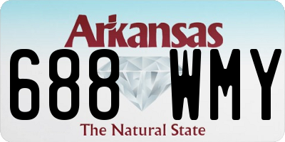 AR license plate 688WMY