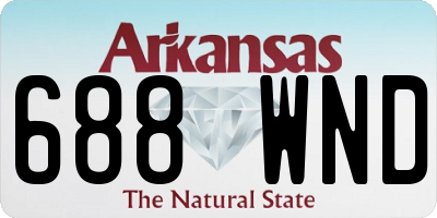 AR license plate 688WND