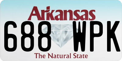 AR license plate 688WPK