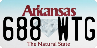 AR license plate 688WTG